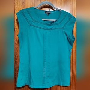 The Limited top in green